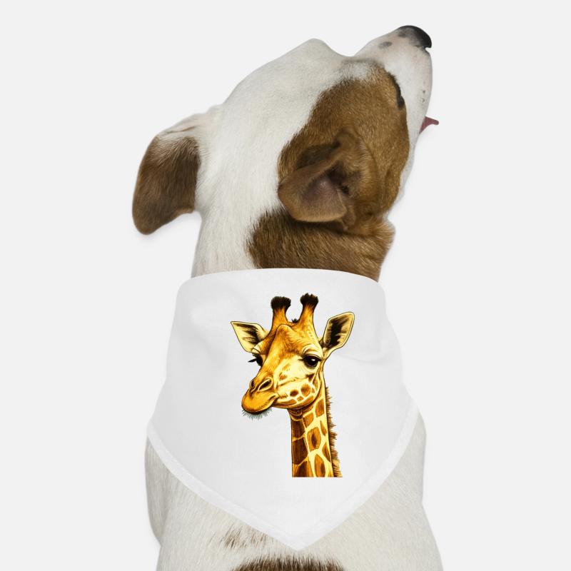 Giraffe Head Gift Dog Bandana