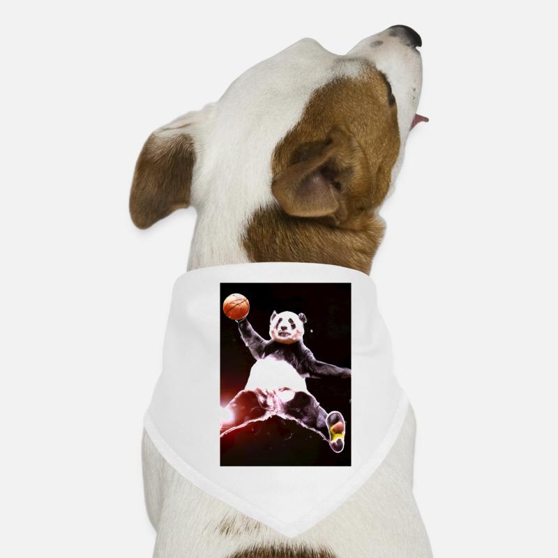 Basketball Dunk Panda Hunde-Bandana