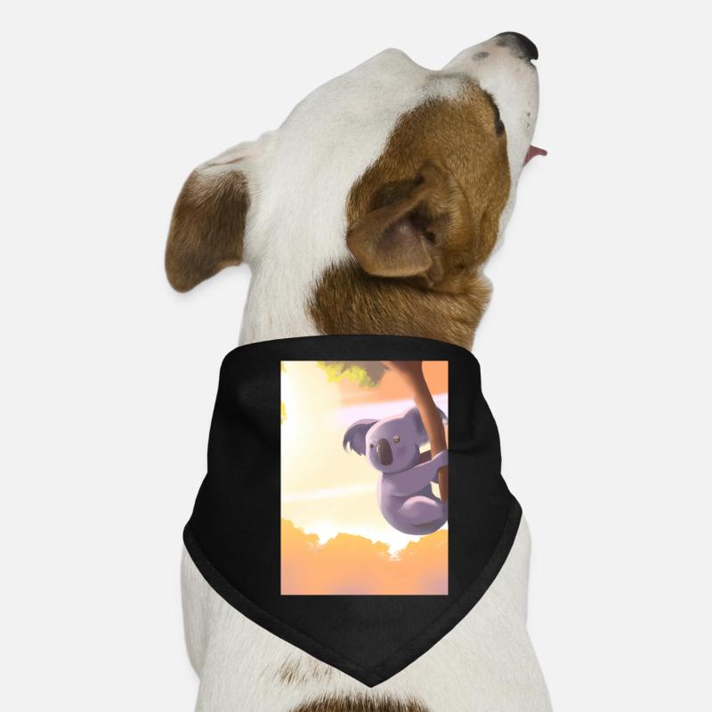 Ein Koala hängt an einem Baum Hunde-Bandana