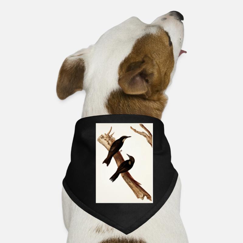 Vögel auf einem Zweig Hunde-Bandana
