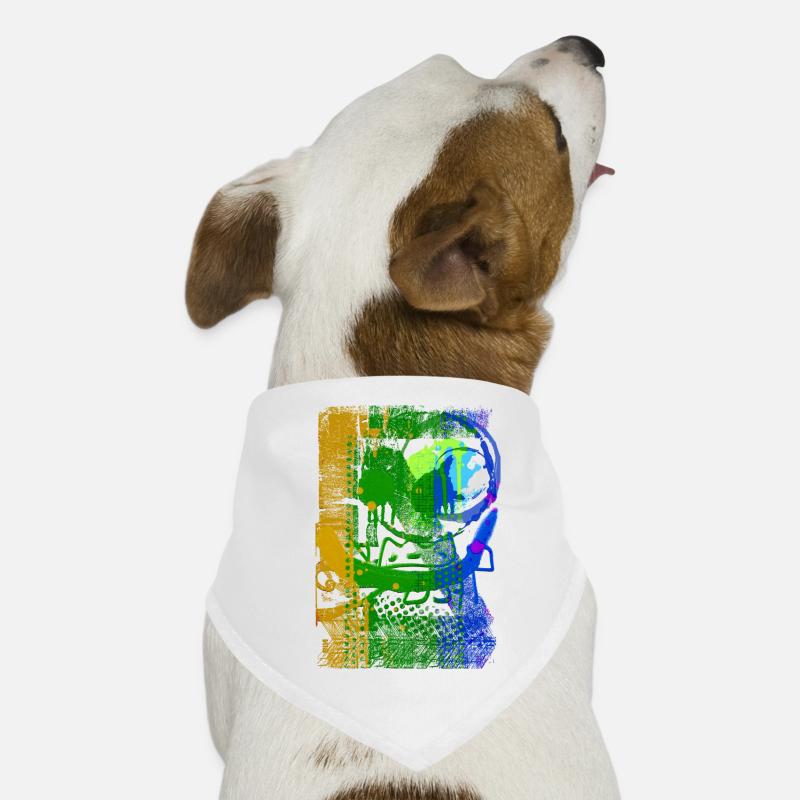 Graffiti-Stil Splash Hip Hop Farben Maler Farbe Hunde-Bandana