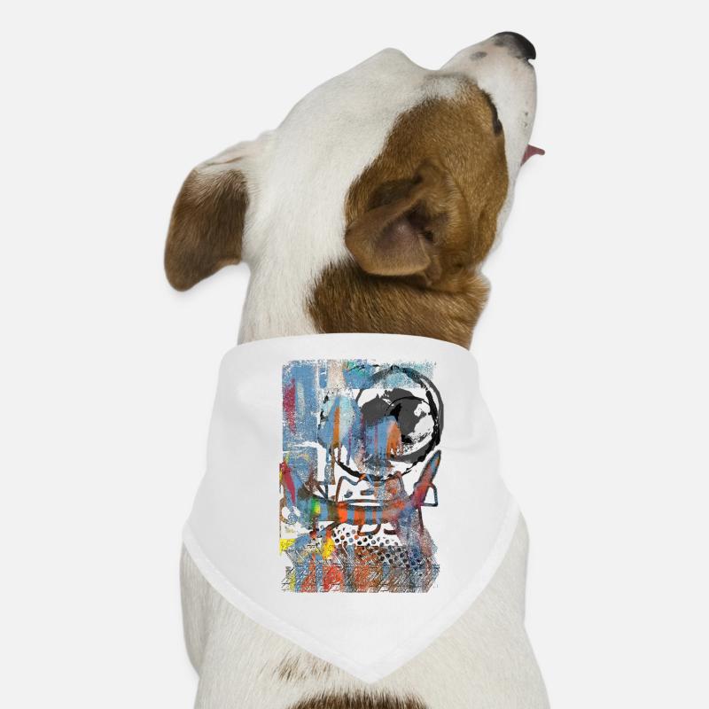 Graffiti style Splash hip hop colors painter color Dog Bandana