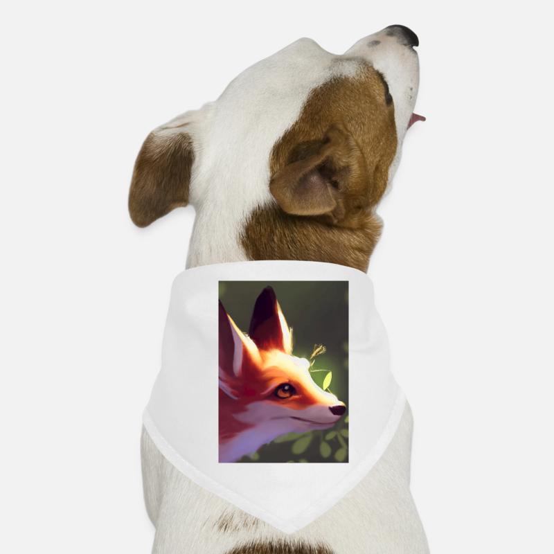 Niedliche Fuchs-Malerei Hunde-Bandana