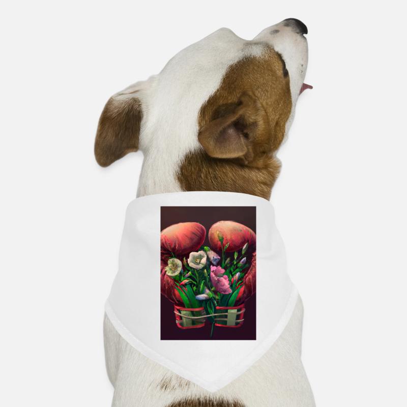 Blumen-Boxen Hunde-Bandana