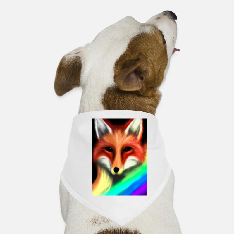 Regenbogenfuchs Hunde-Bandana
