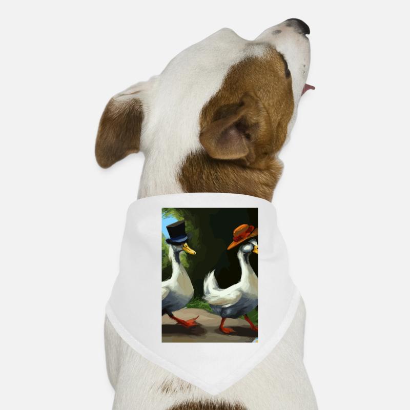 Zwei Enten Hunde-Bandana