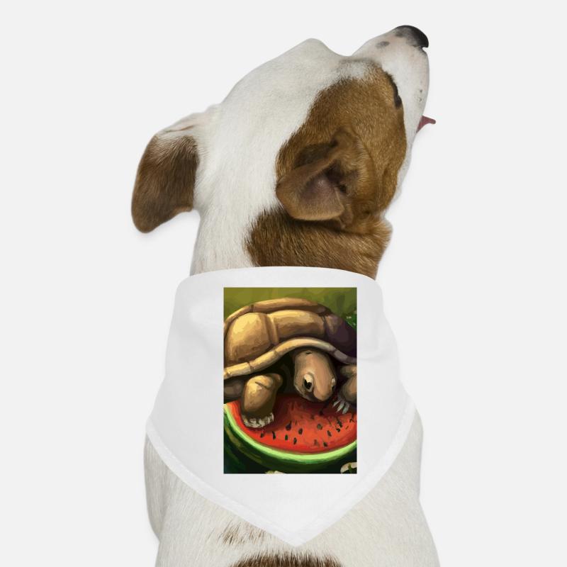 Wassermelonen-Schildkröte Hunde-Bandana