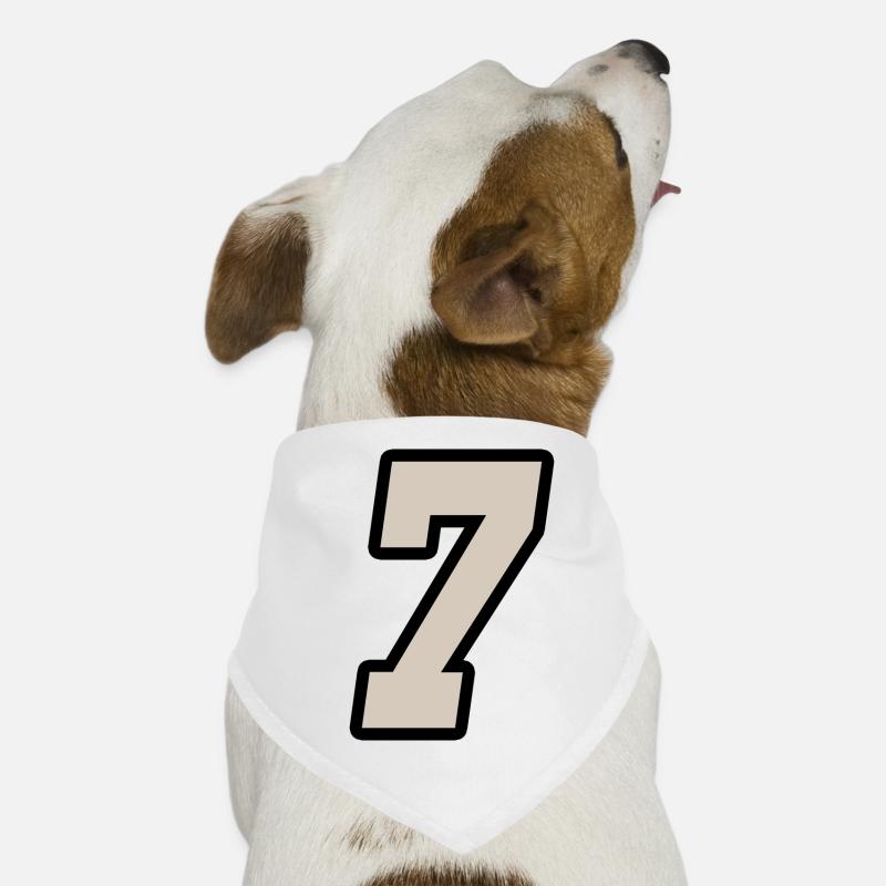 Nummer sieben 7 Hunde-Bandana