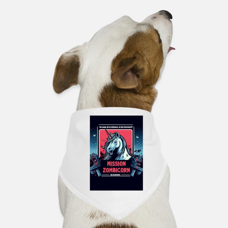 Zombie-Einhorn Hunde-Bandana