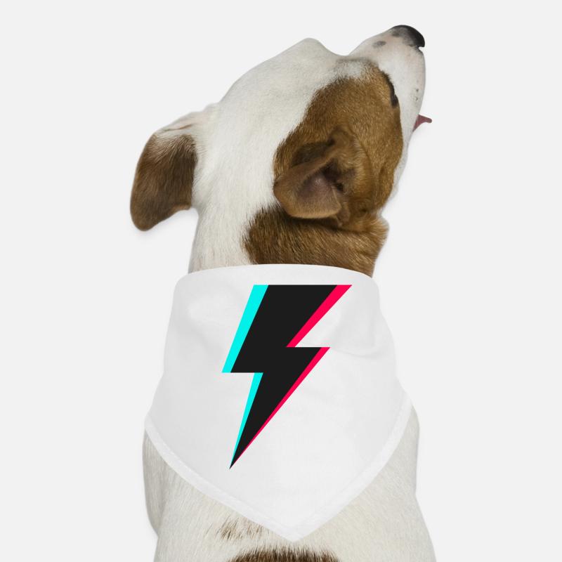 Logo de l’éclair Bandana pour chien