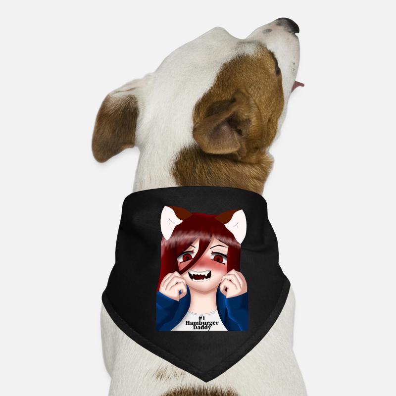 1 Hamburger daddy Hunde-Bandana