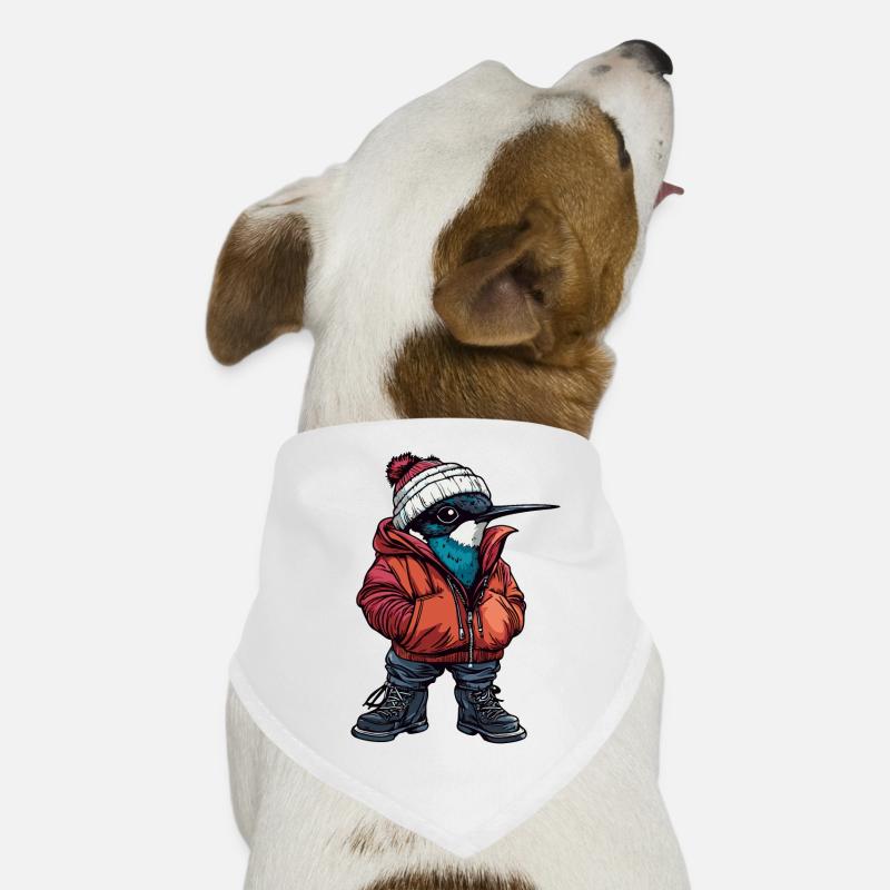 colibri oiseau mode hiver Bandana pour chien