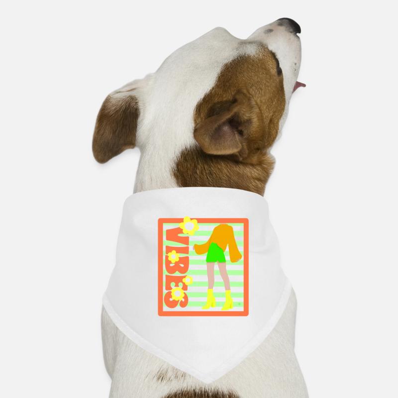 Bonnes ondes positives Bandana pour chien
