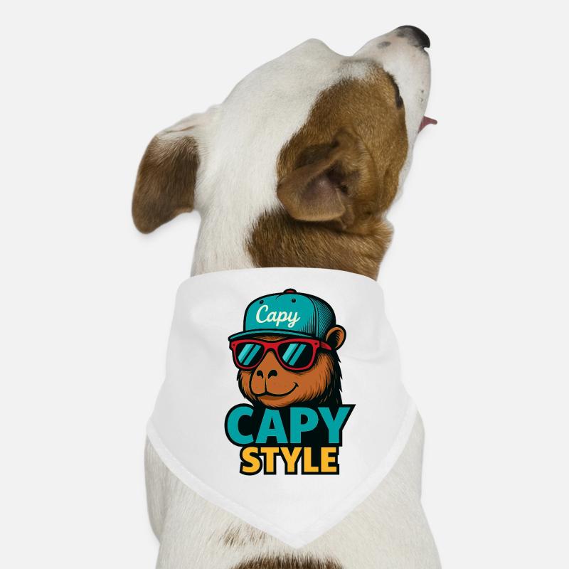 Capy Style Cap Graphic Dog Bandana