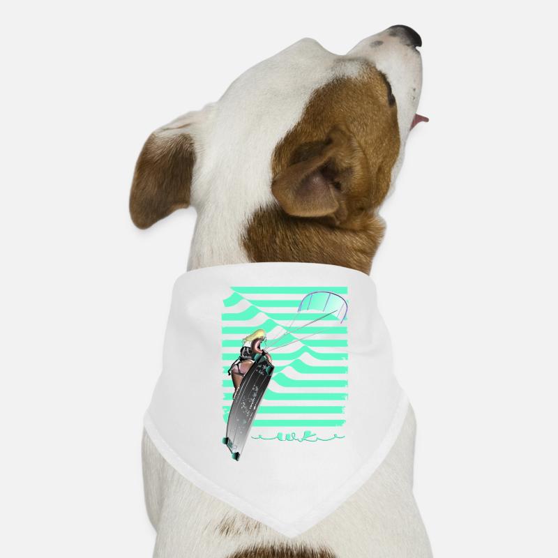 Windsurf Diva Neonsee Dog Bandana