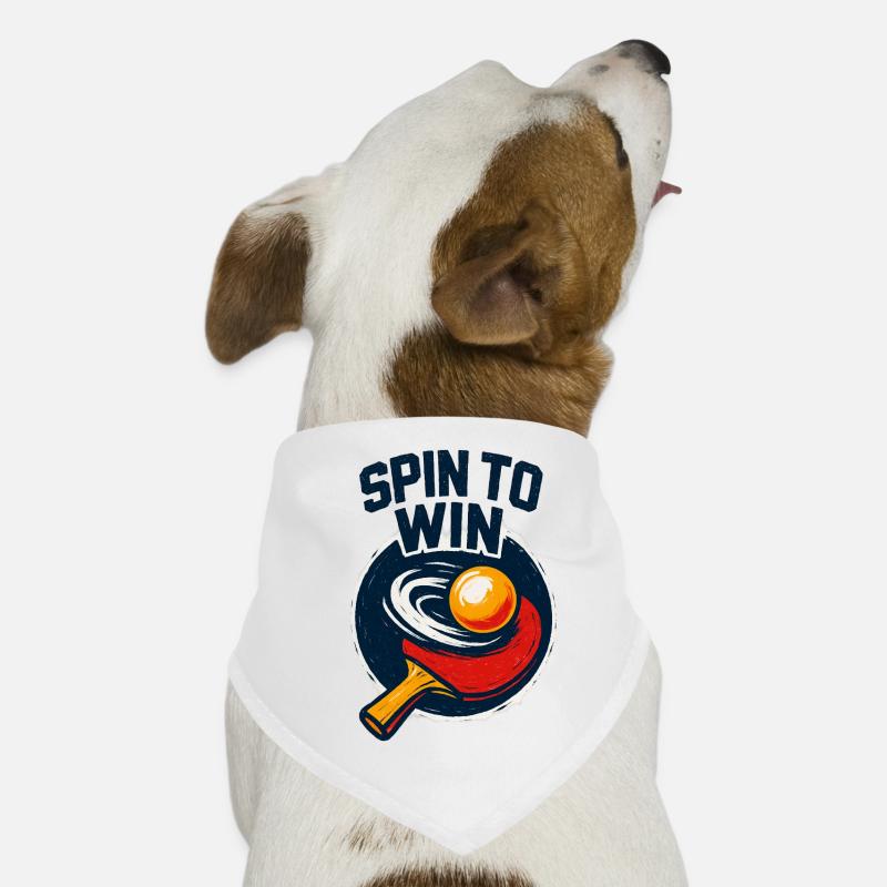 Spin to Win - Ping Pong Bandana pour chien