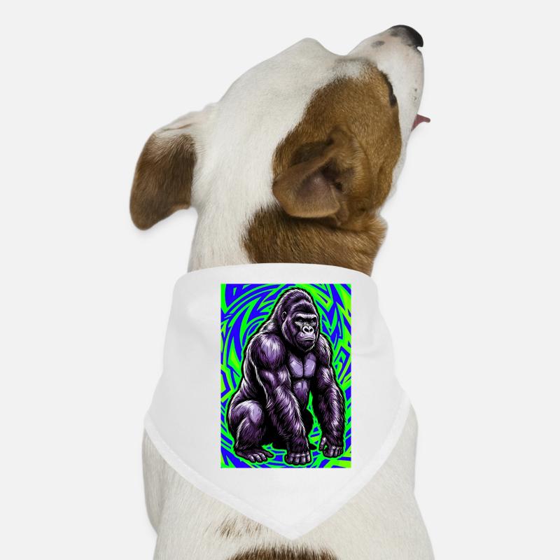 gorille Bandana pour chien