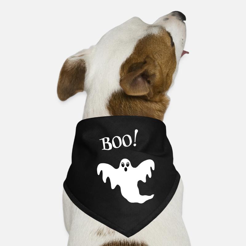 Boo! Ghost Ghost Halloween Dog Bandana