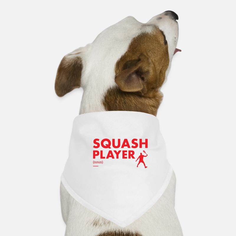 Sport Player Definition Squash Dog Bandana