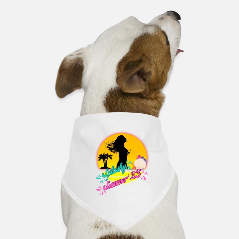 Été éclaboussant 2023 Bandana pour chien