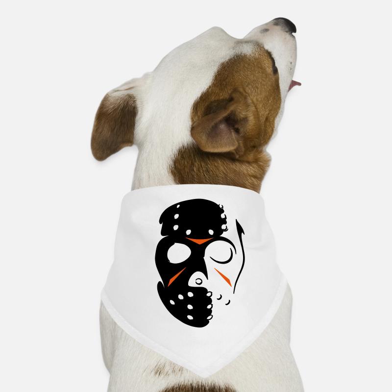Jason Mask Dog Bandana
