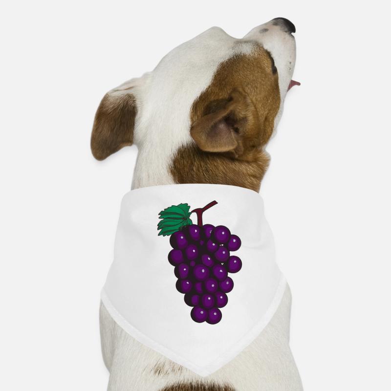Traube Trauben Wein Illustration Geschenkidee Hunde-Bandana