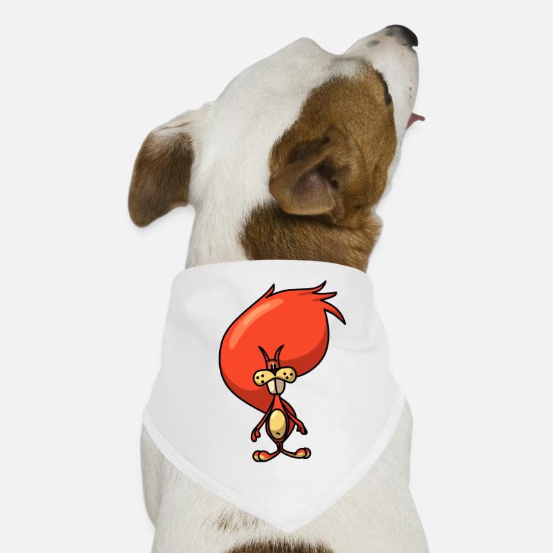 Comic Squirrel Dog Bandana