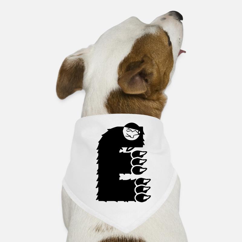 Monster Letter E Dog Bandana