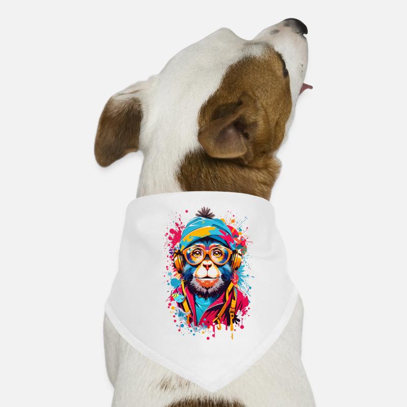 Cool monkey Dog Bandana