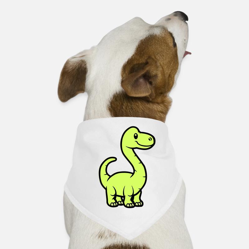 Dinosaurier Brontosaurus Comic Hunde-Bandana
