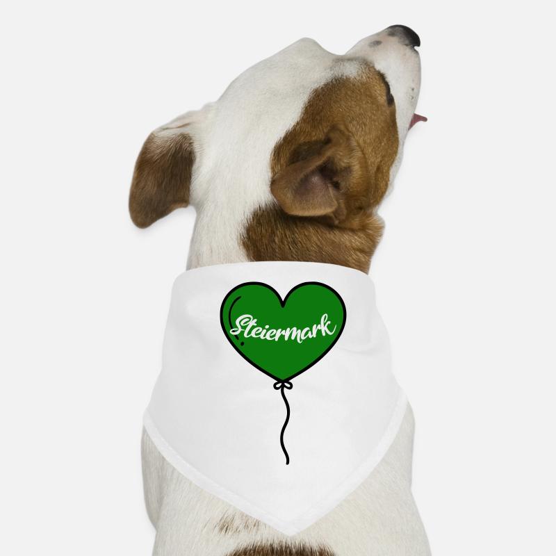Steiermark Herz Luftballon Hunde-Bandana