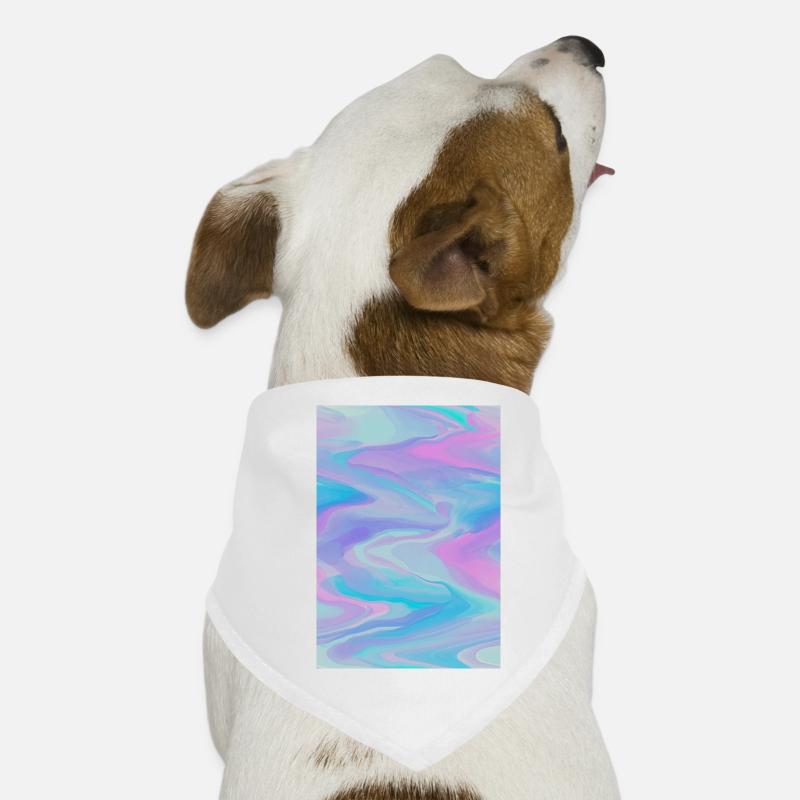 Pastel Waves Dog Bandana