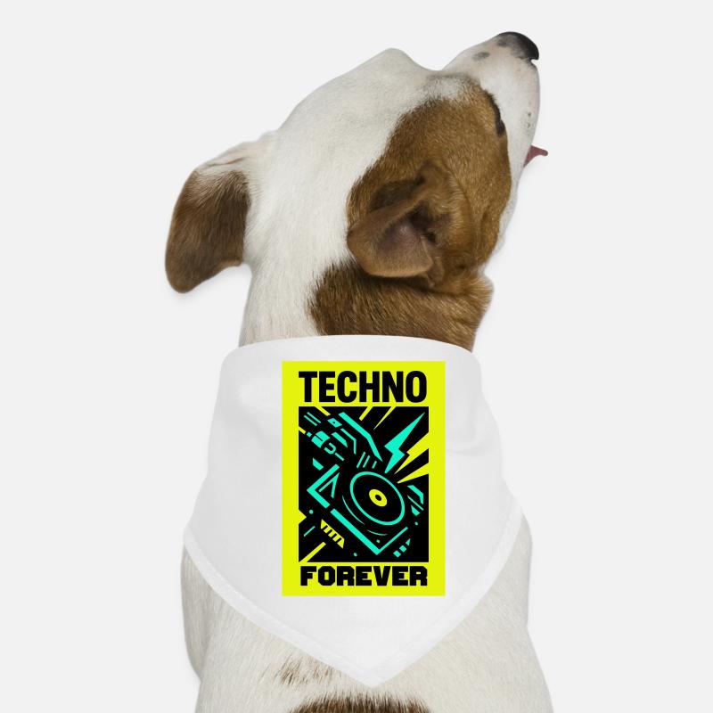 Techno Forever Dog Bandana