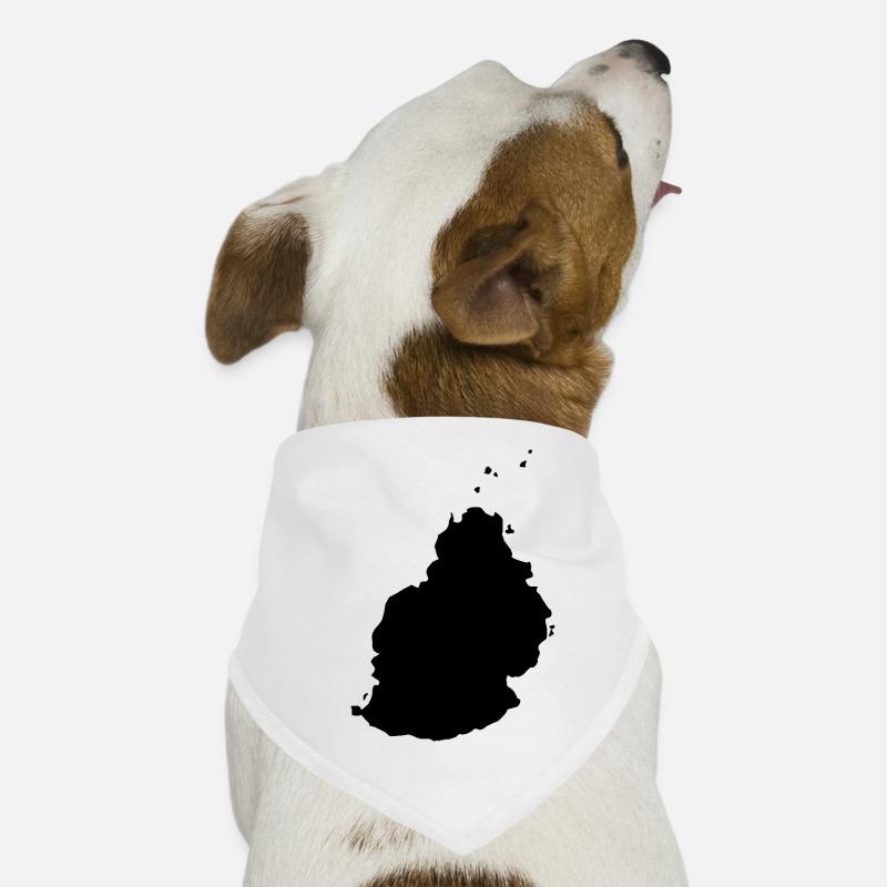 Mauritius map Dog Bandana