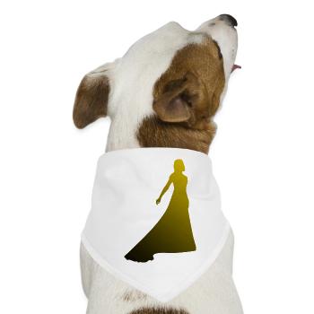 Hochzeit - Hunde-Bandana - Weiß - Vorne