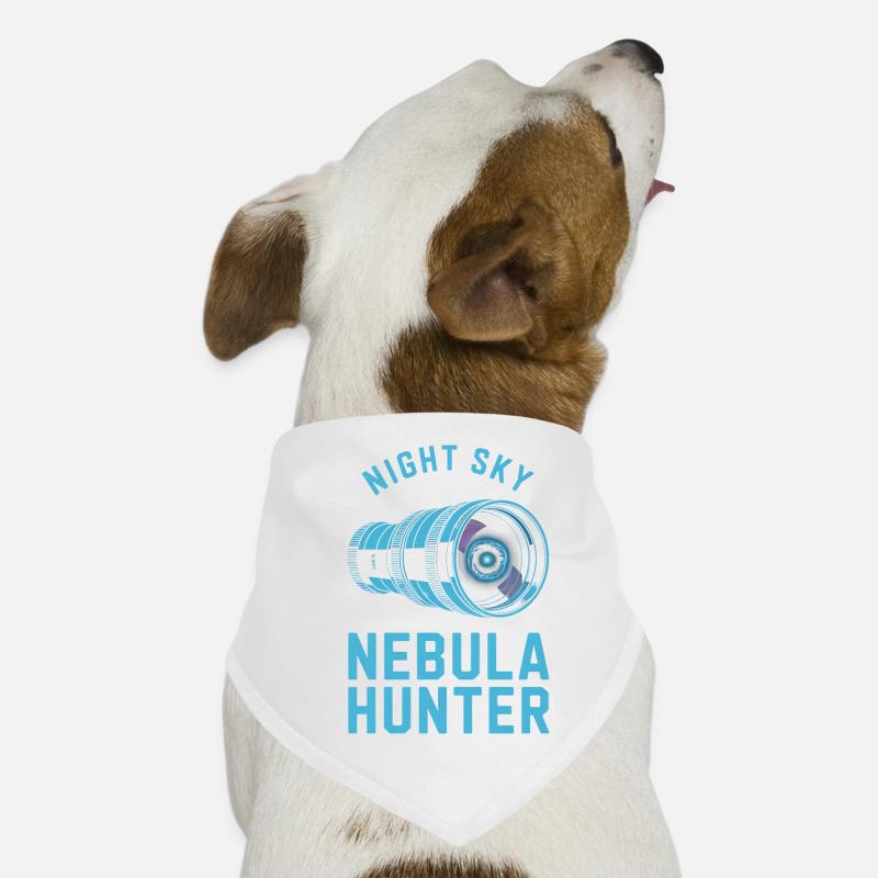 Nebula Hunter Night Sky Teleskop Hunde-Bandana