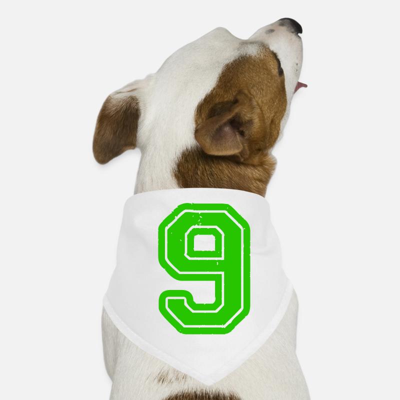 9 Hunde-Bandana