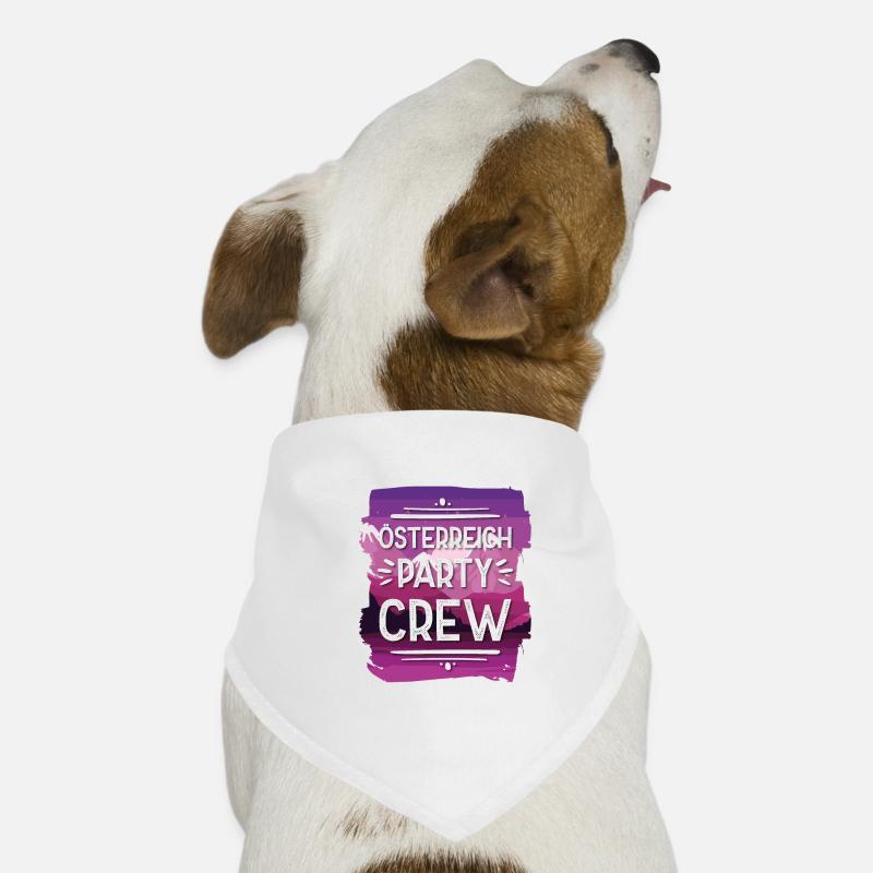 Österreich Party Crew Hunde-Bandana