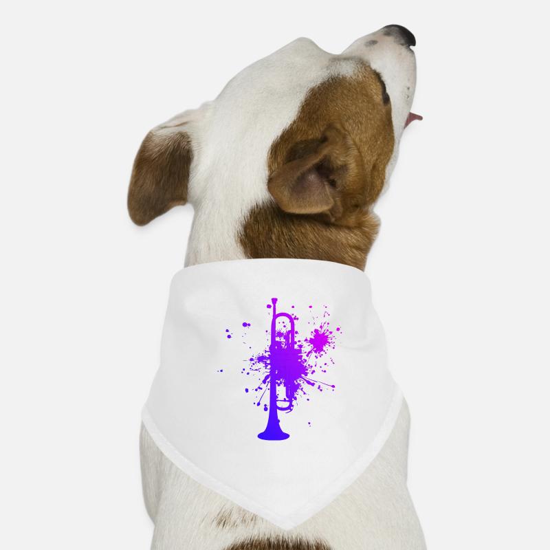Jazz Trompeter Trompete Trompeter Trumpet Hunde-Bandana