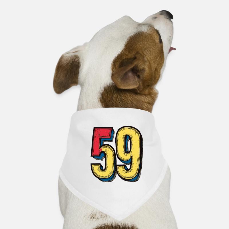Bande dessinée à 59 chiffres Bandana pour chien