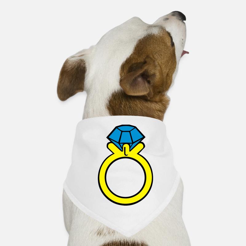 diamond ring Dog Bandana