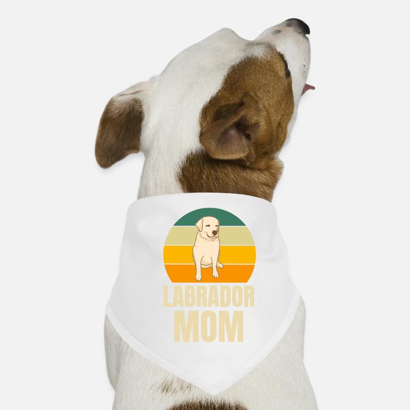 Retro Hunde Labrador Mama Hunde-Bandana