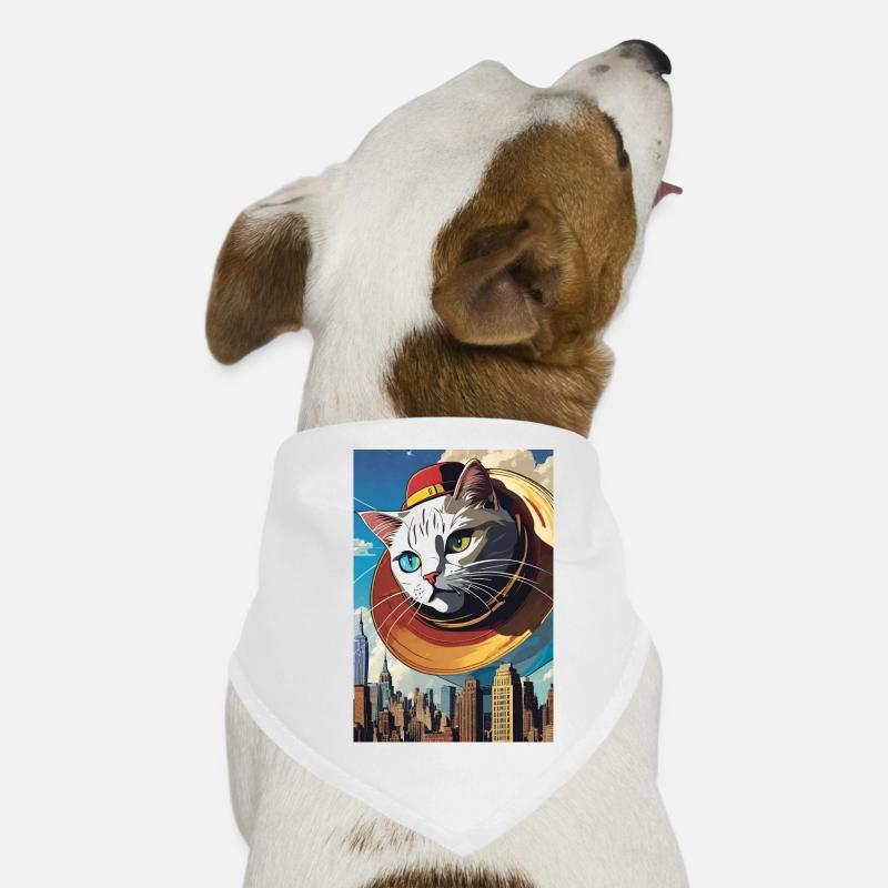 Gigantesque Chat II Bandana pour chien