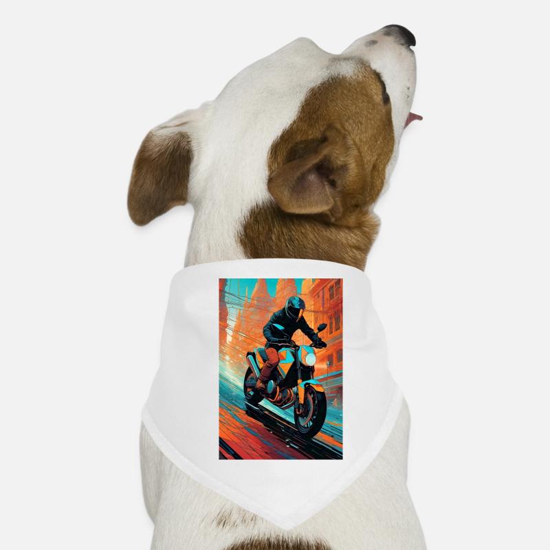 Motorcycle II Dog Bandana
