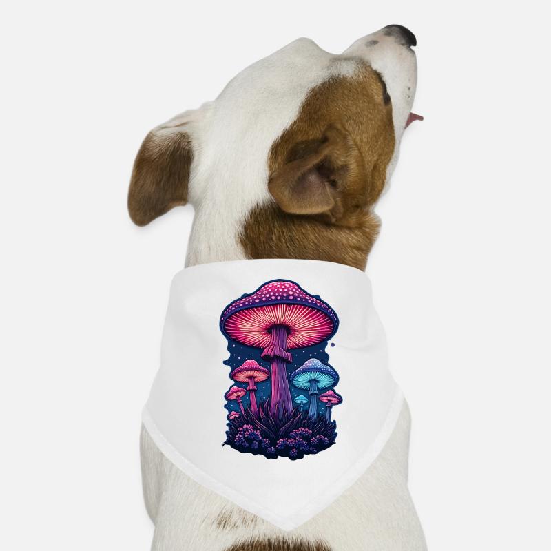 Lebendiger Pilz Hunde-Bandana