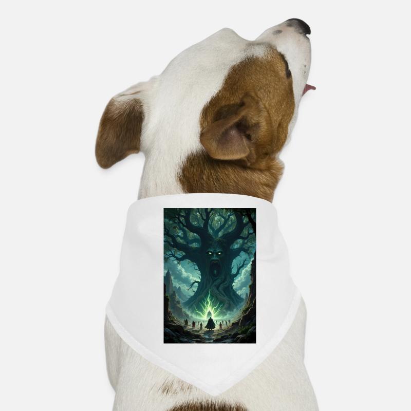 Fantasie Baum Bild. Hunde-Bandana