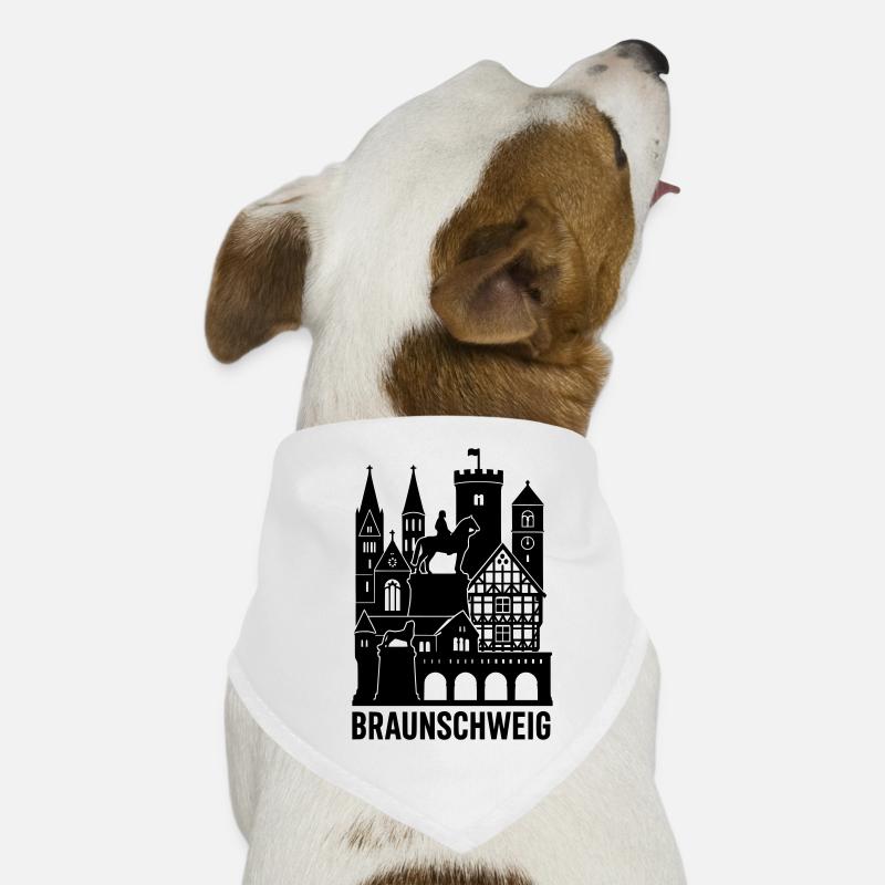 braunschweig silhouette Hunde-Bandana