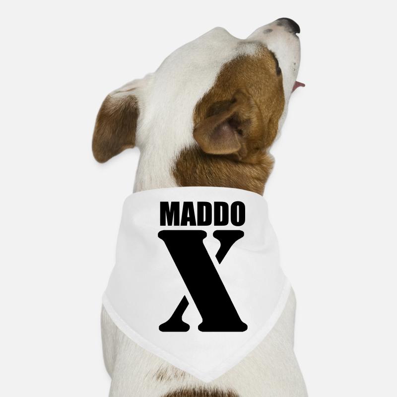 Maddox – First Name Design | Minimal Typography Hunde-Bandana