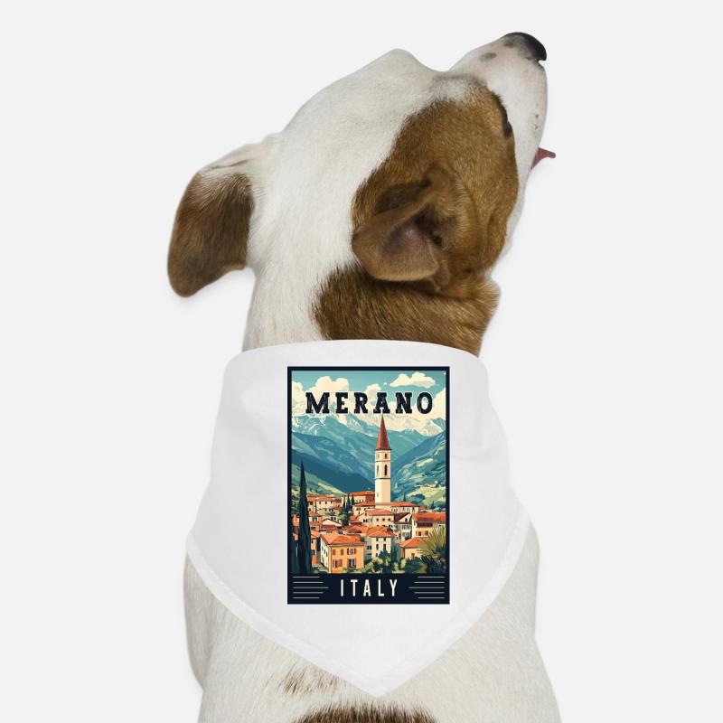 Découvrez le Merano à couper le souffle en Italie Bandana pour chien