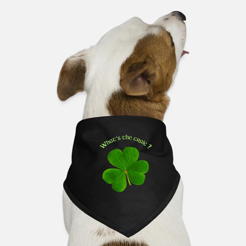 QU’EST-CE QUE LE CRAIC? Bandana pour chien